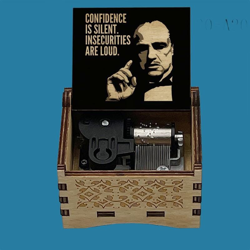 The Godfather Movie “speak softly love” Classic Hand-Crank Music Box - Gracias Collectibles