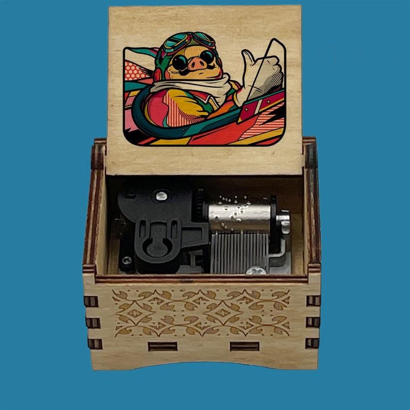 Porco Rosso “Le Temps des Cerises” Classic Music Box - Gracias Collectibles