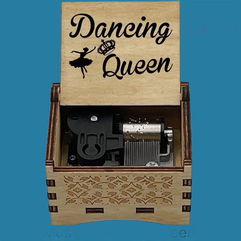 ABBA “Dancing Queen” Classic Hand-Crank Music Box - Gracias Collectibles
