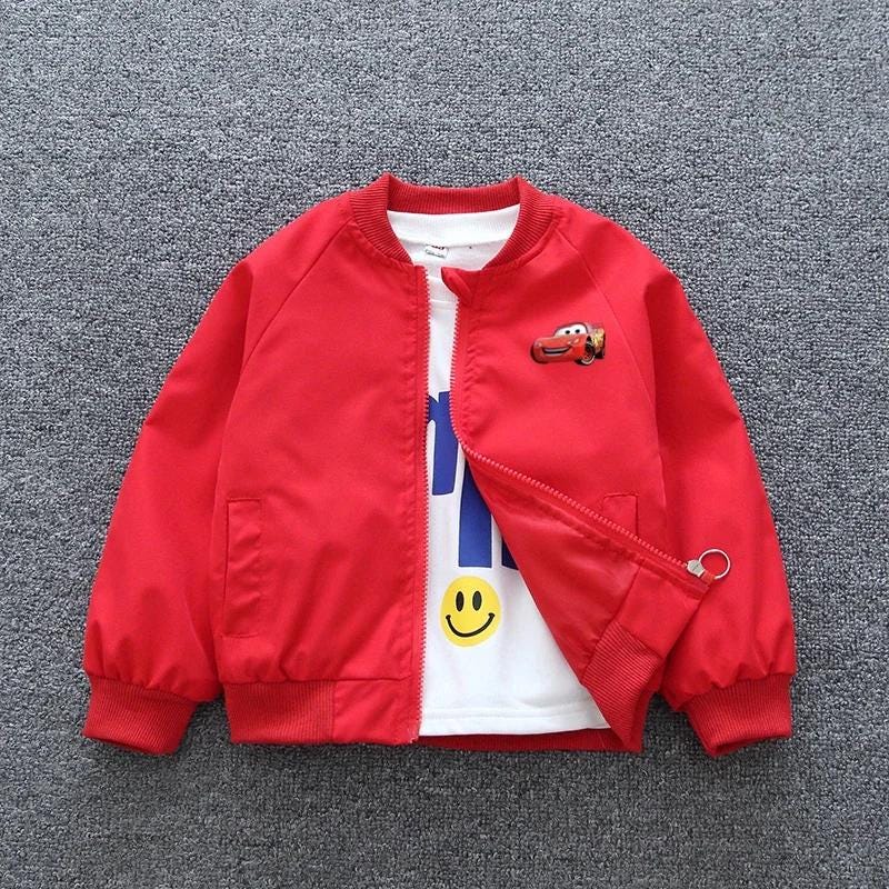 Cars McQueen Boys and Girls Custom Print Jacket - Gracias Collectibles