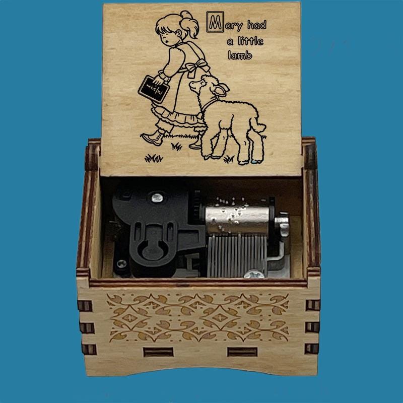 Nursery Rhymes " Mary had a little lamb"  Classic Music Box - Gracias Collectibles