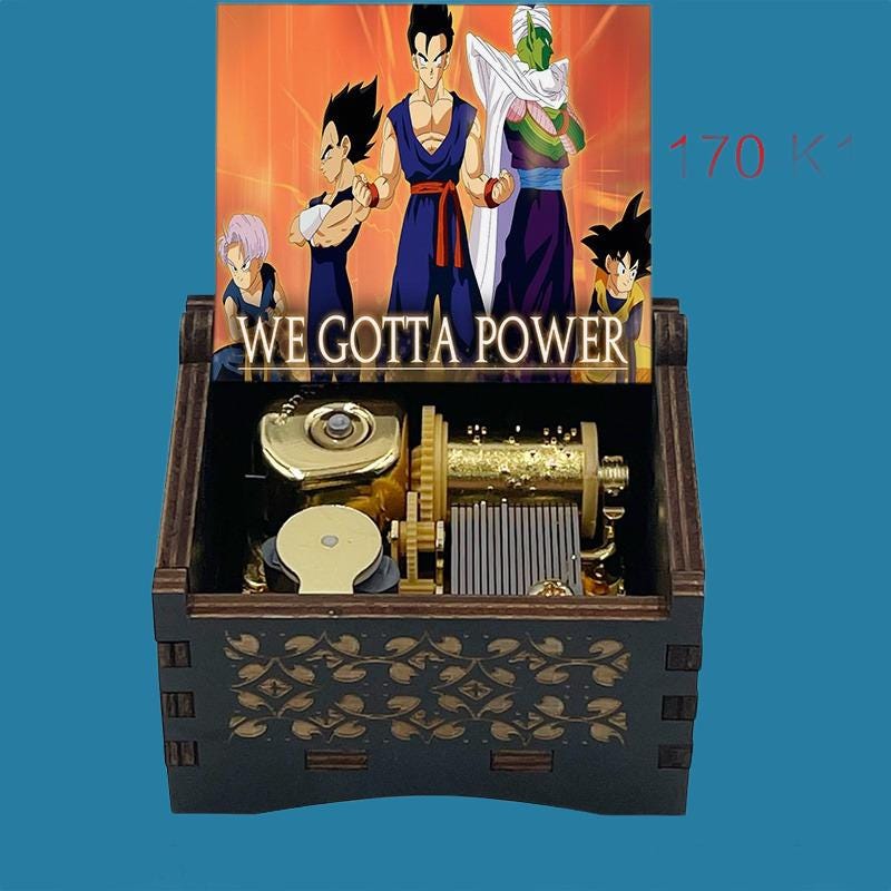 Popular Anime “We Gotta Power” Classic Music Box - Gracias Collectibles