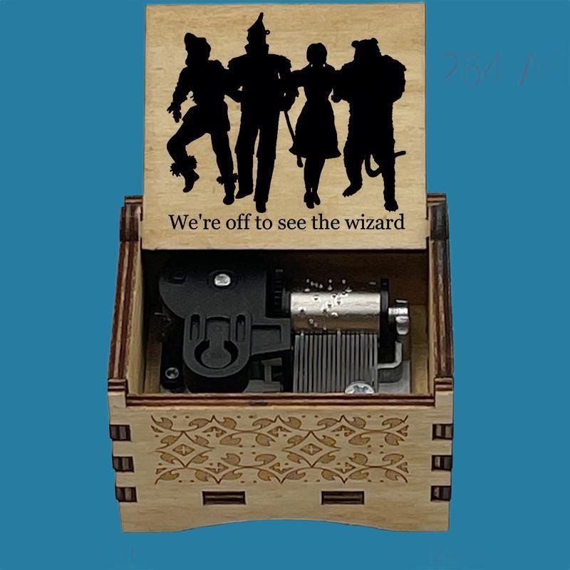 Wizard of Oz "We're off to see the wizard" Classic Music Box - Gracias Collectibles