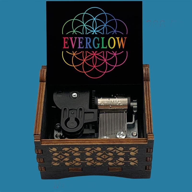 Popular Song “Everglow” Classic Hand-Crank Music Box - Gracias Collectibles