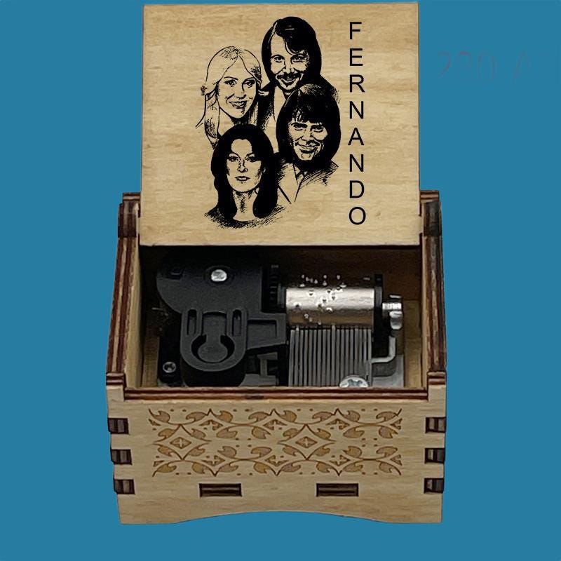 ABBA “Fernando” Hand-Crank Music Box - Gracias Collectibles