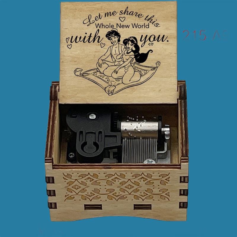 Alladin “A whole new world" Classic Music Box - Gracias Collectibles