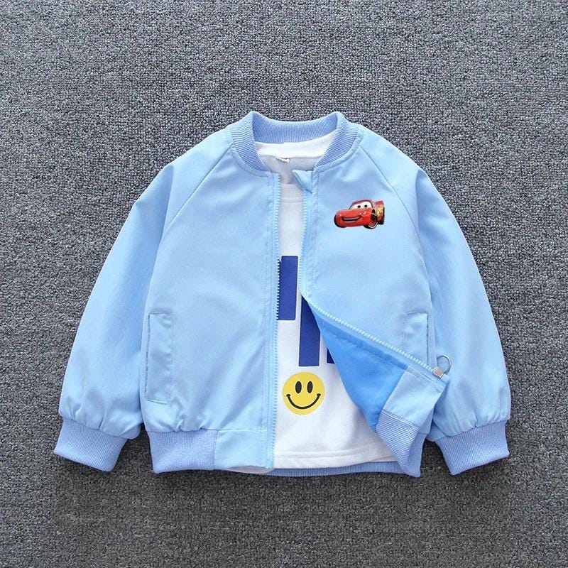 Cars McQueen Boys and Girls Custom Print Jacket - Gracias Collectibles