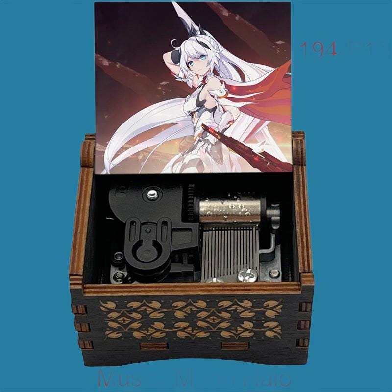 Anime Moon Halo  Classic Hand-Crank Music Box - Gracias Collectibles