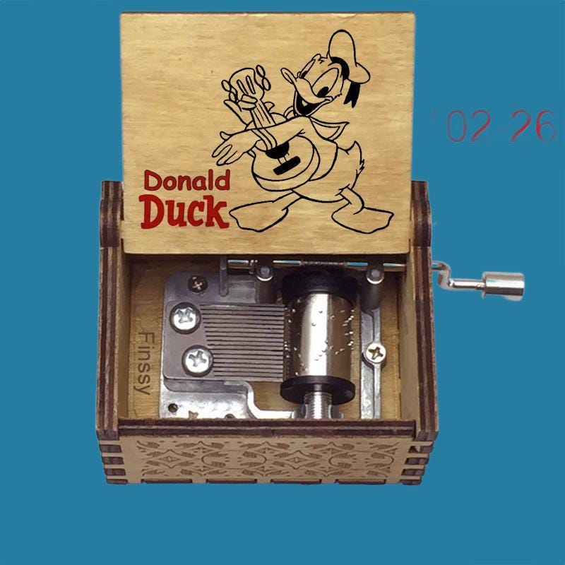 Donald Duck Classic Hand-Crank Music Box - Gracias Collectibles