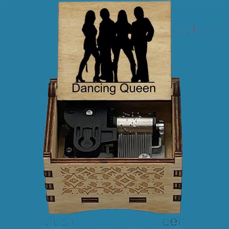 ABBA “Dancing Queen” Classic Hand-Crank Music Box - Gracias Collectibles