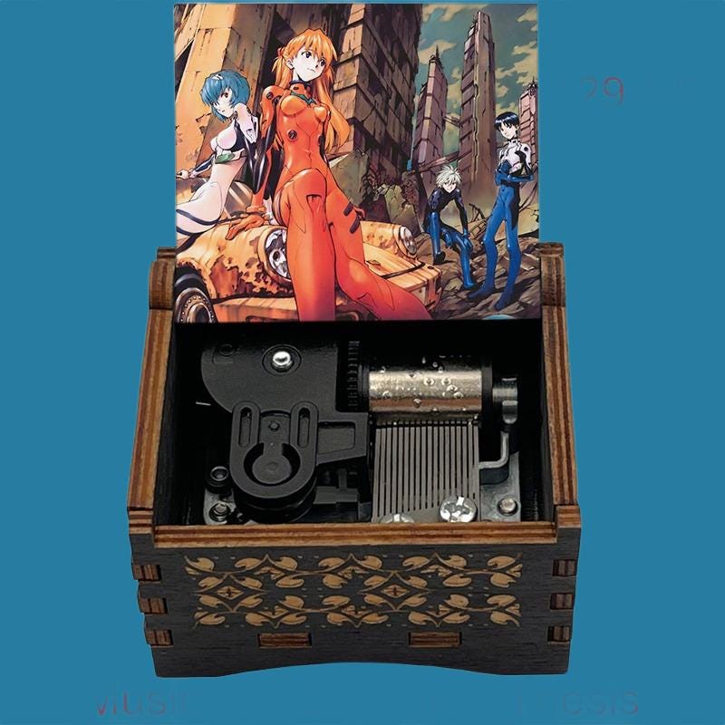Cruel's Angel Thesis �Neon Genesis Evangelion Opening� Classic Music Box - Gracias Collectibles