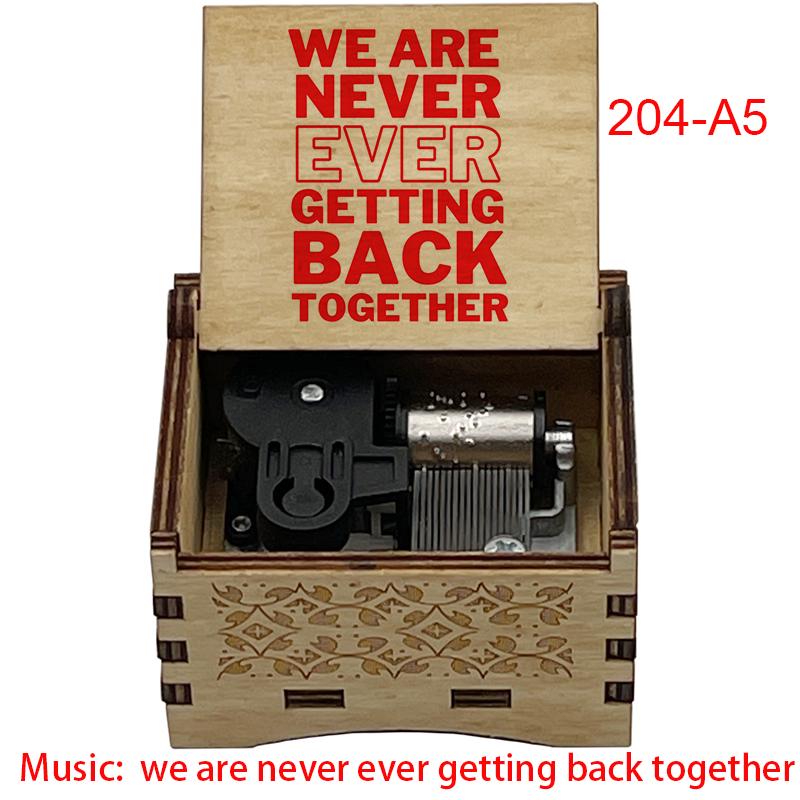Taylor Swift Song "We Are Never Ever Getting Back Together" Music Box - Gracias Collectibles
