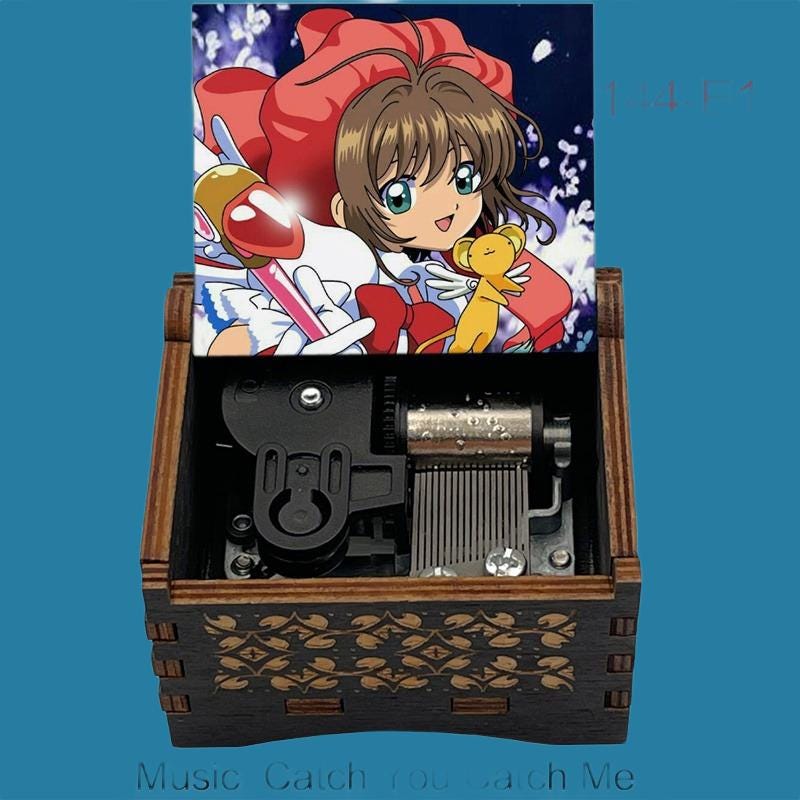 Sakura “Catch you catch me” Classic Hand-Crank Music Box - Gracias Collectibles