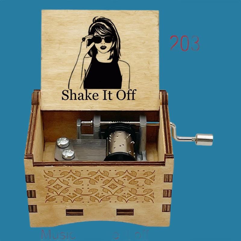 Swifties " Shake it off"  Classic Music Box - Gracias Collectibles