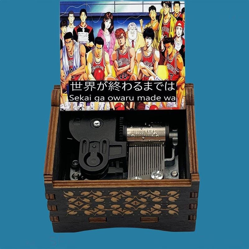 Slam Dunk "Sekai ga owaru made wa" Classic Hand-Crank Music Box - Gracias Collectibles
