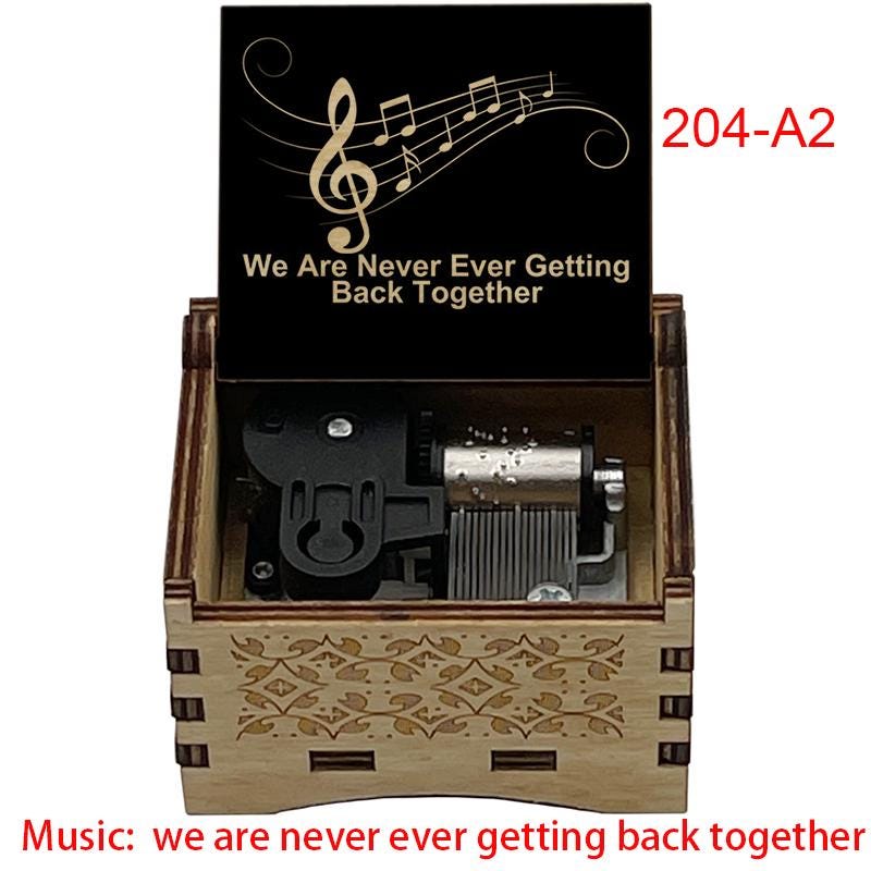 Taylor Swift Song "We Are Never Ever Getting Back Together" Music Box - Gracias Collectibles