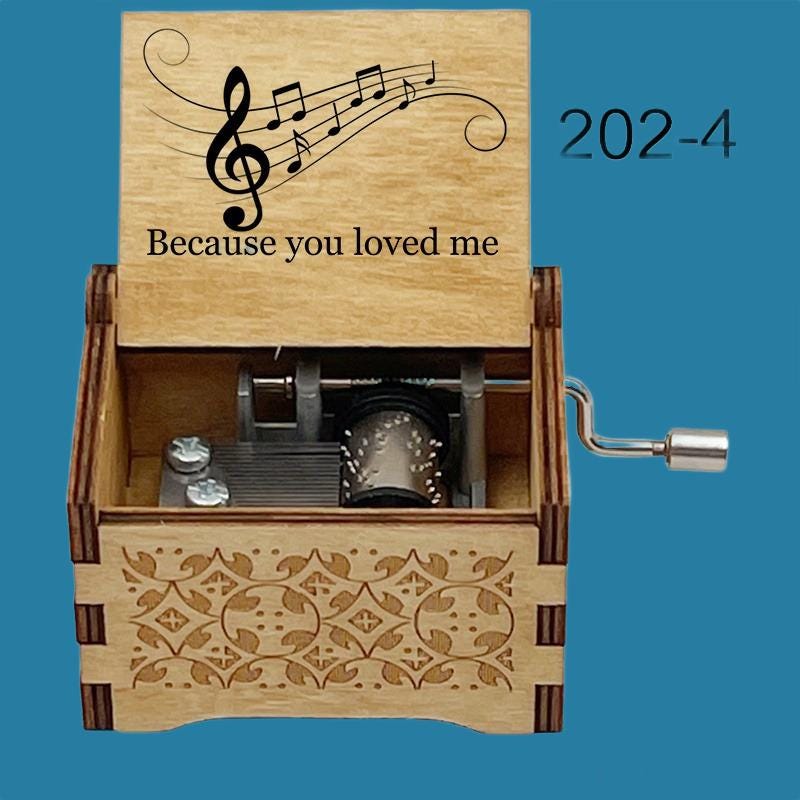 Celine Dion  “Because you loved me” Classic Music Box - Gracias Collectibles