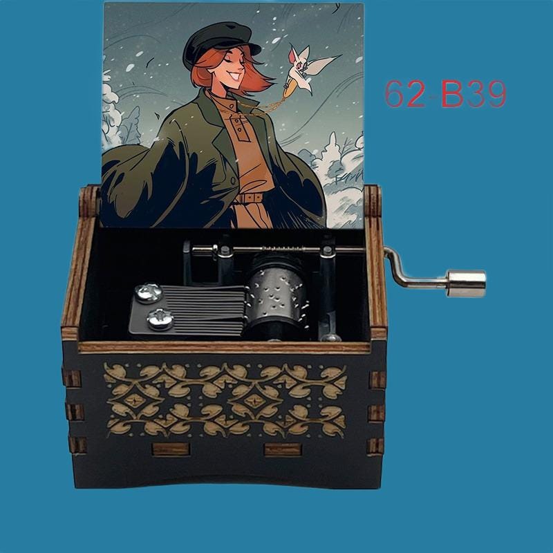 Anastasia "Once upon a December" Classic Wooden Music Box - Gracias Collectibles