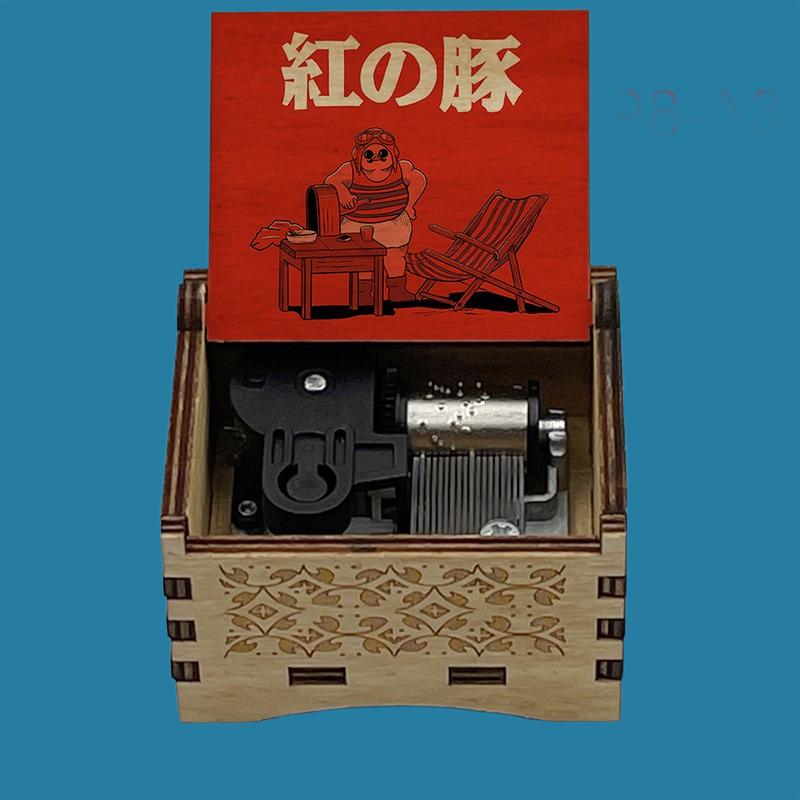 Porco Rosso “Le Temps des Cerises” Classic Music Box - Gracias Collectibles