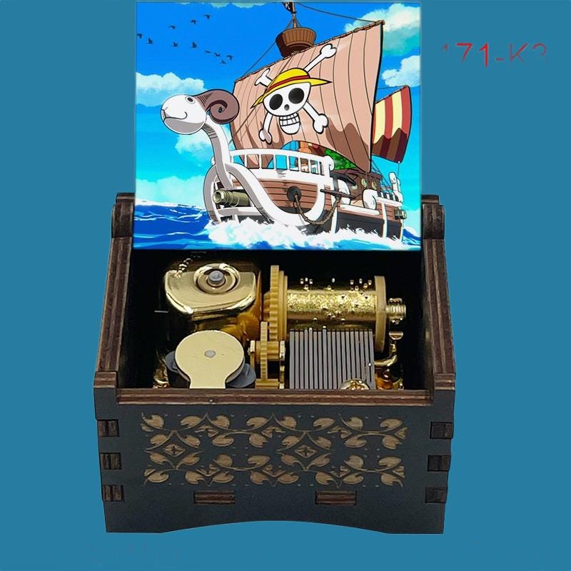 Anime Hikari E  Classic Hand-Crank Music Box - Gracias Collectibles