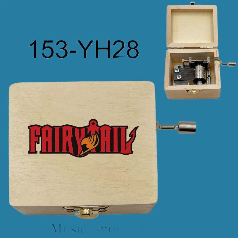 Fairy Tail “Snow Fairy” Classic Hand-Crank Music Box - Gracias Collectibles