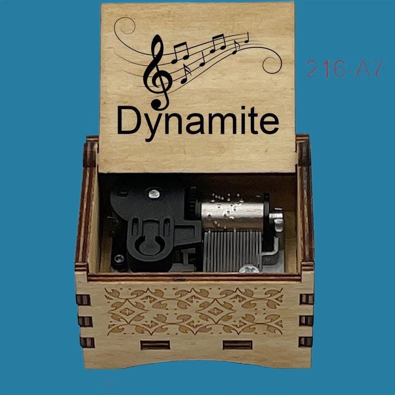 BTS “Dynamite” Classic Popular Music Box - Gracias Collectibles
