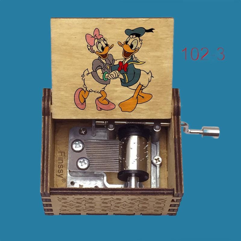 Donald Duck Classic Hand-Crank Music Box - Gracias Collectibles