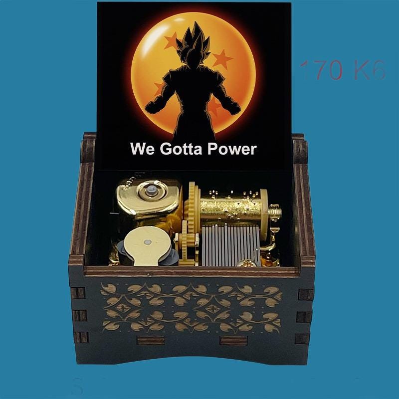 Popular Anime “We Gotta Power” Classic Music Box - Gracias Collectibles