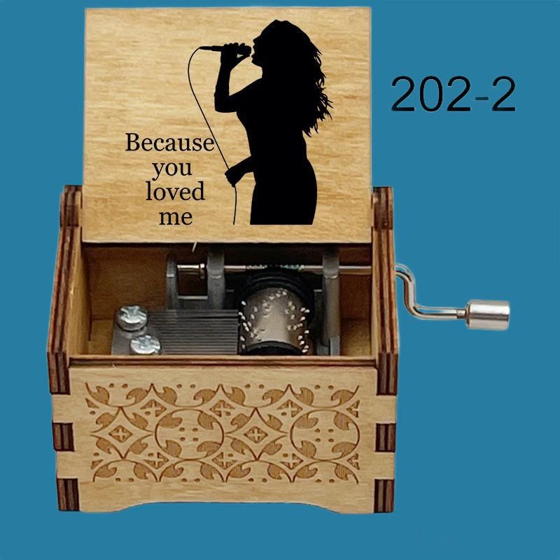 Celine Dion  “Because you loved me” Classic Music Box - Gracias Collectibles