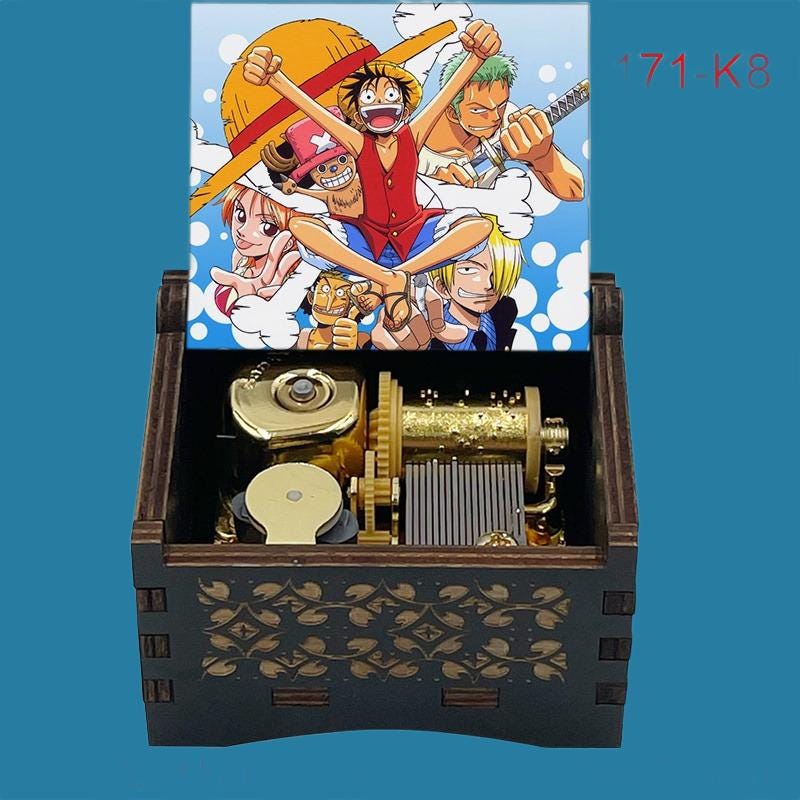 Anime Hikari E  Classic Hand-Crank Music Box - Gracias Collectibles