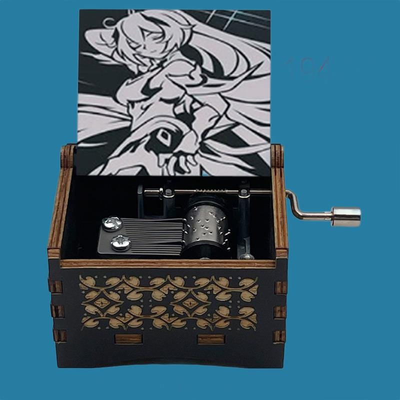 Anime Moon Halo  Classic Hand-Crank Music Box - Gracias Collectibles