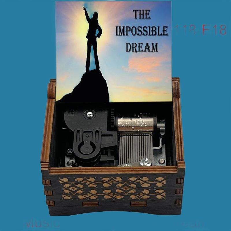 Andy Williams “Dream the impossible dream” Classic Music Box - Gracias Collectibles