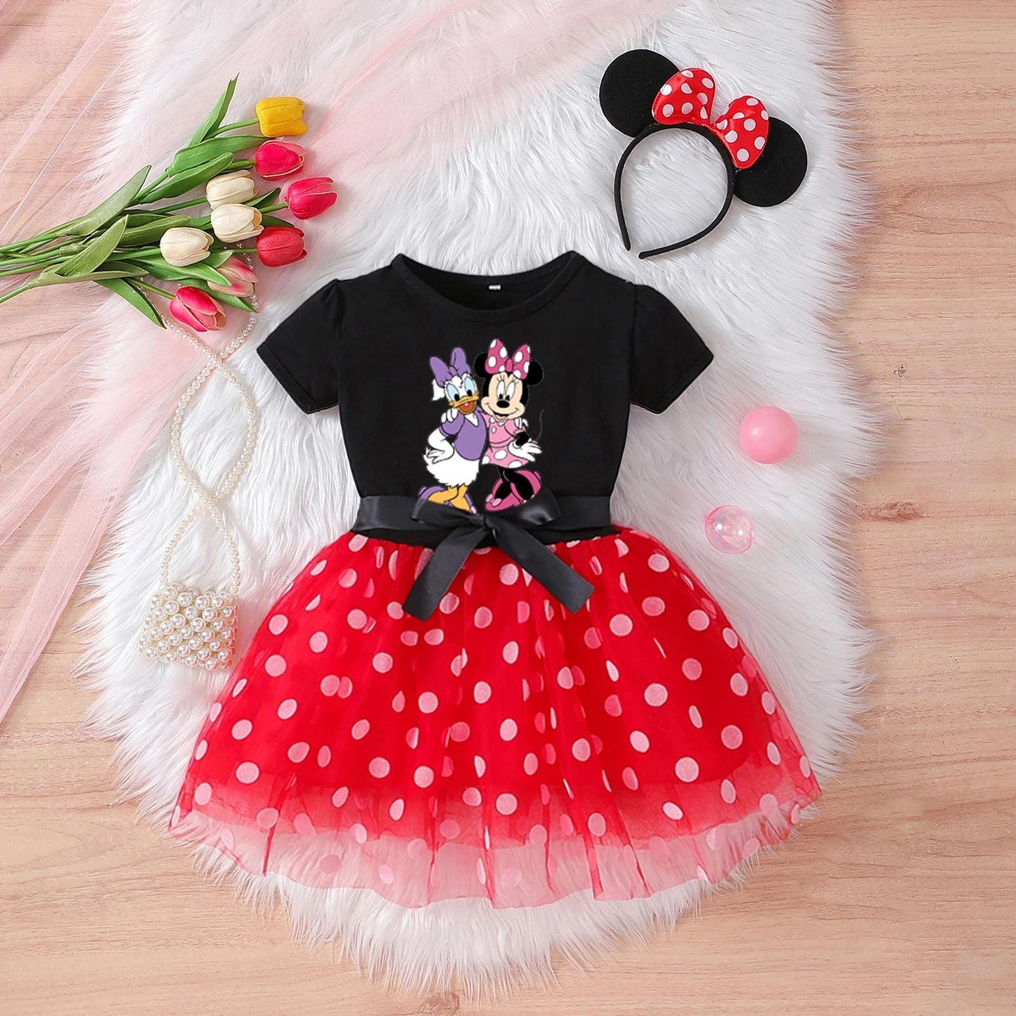 Princess Party Tutu Dress – Elsa & Anna Inspired Summer Outfit for Girls - Gracias Collectibles