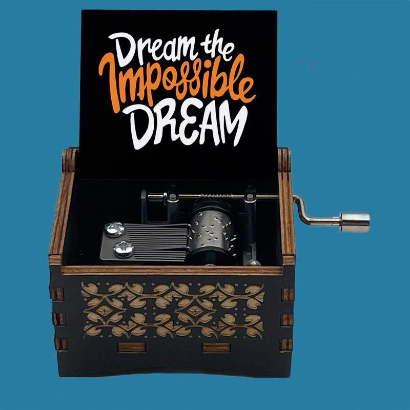 Andy Williams “Dream the impossible dream” Classic Music Box - Gracias Collectibles