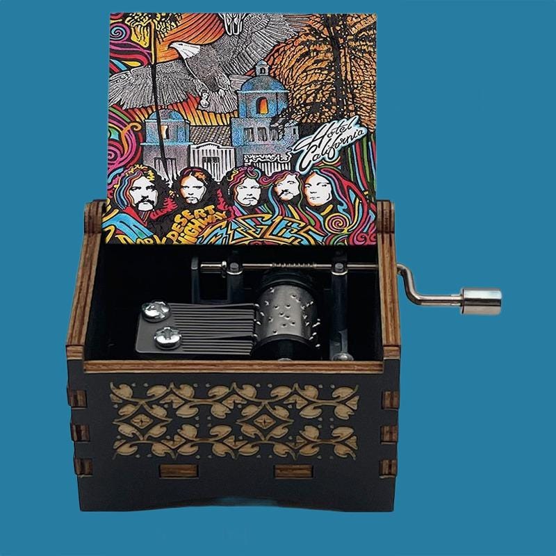 Hotel California Music Box – Eagles Classic Rock Melody Gift - Gracias Collectibles
