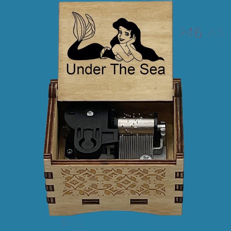 Little Mermaid " Under the sea" Classic Music Box - Gracias Collectibles