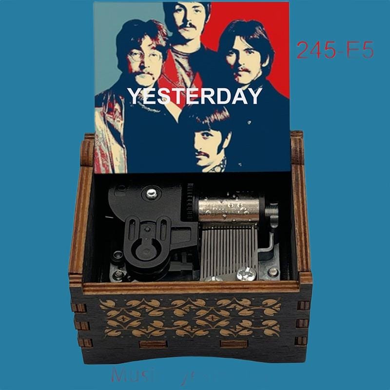 Beatles “Yesterday” Classic Music Box - Gracias Collectibles