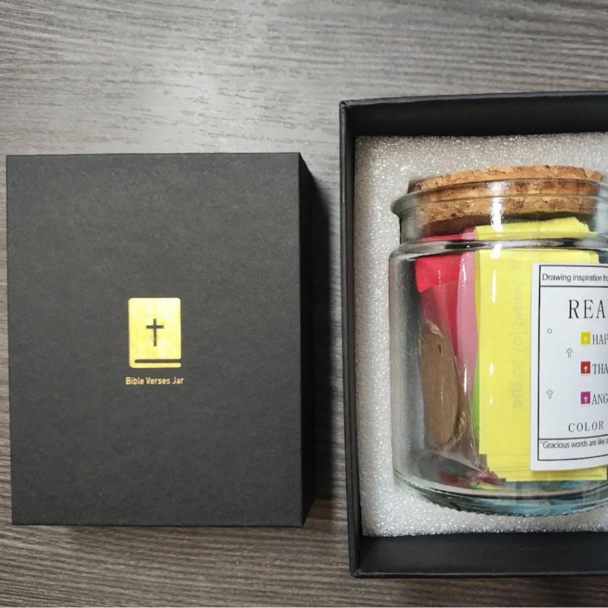 Bible Verse Jar: Christian Gift for Anxiety Relief & Encouragement - Gracias Collectibles