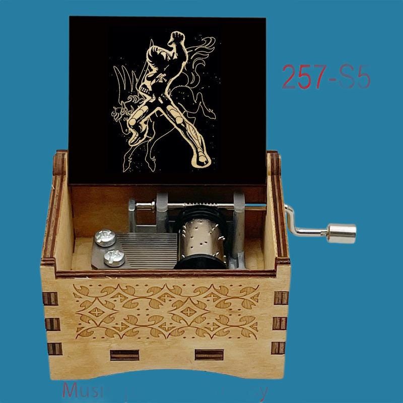 Saint Seiya “Pegasus Fantasy” Classic Hand-Crank Music Box - Gracias Collectibles
