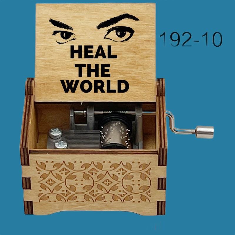 Michael Jackson " Heal the world"  Classic Music Box - Gracias Collectibles