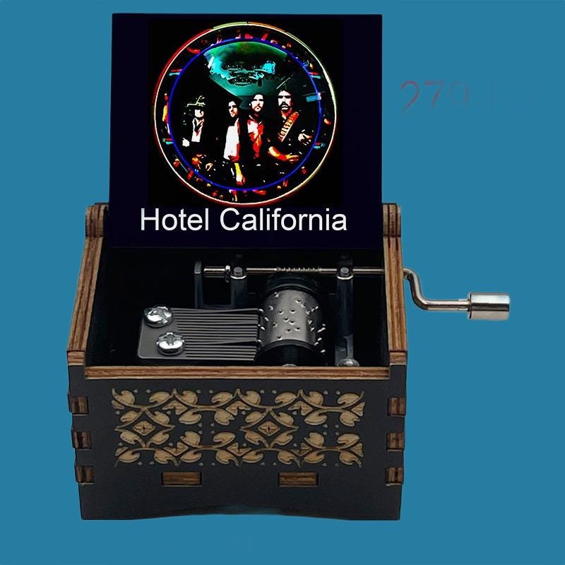 Hotel California Music Box – Eagles Classic Rock Melody Gift - Gracias Collectibles