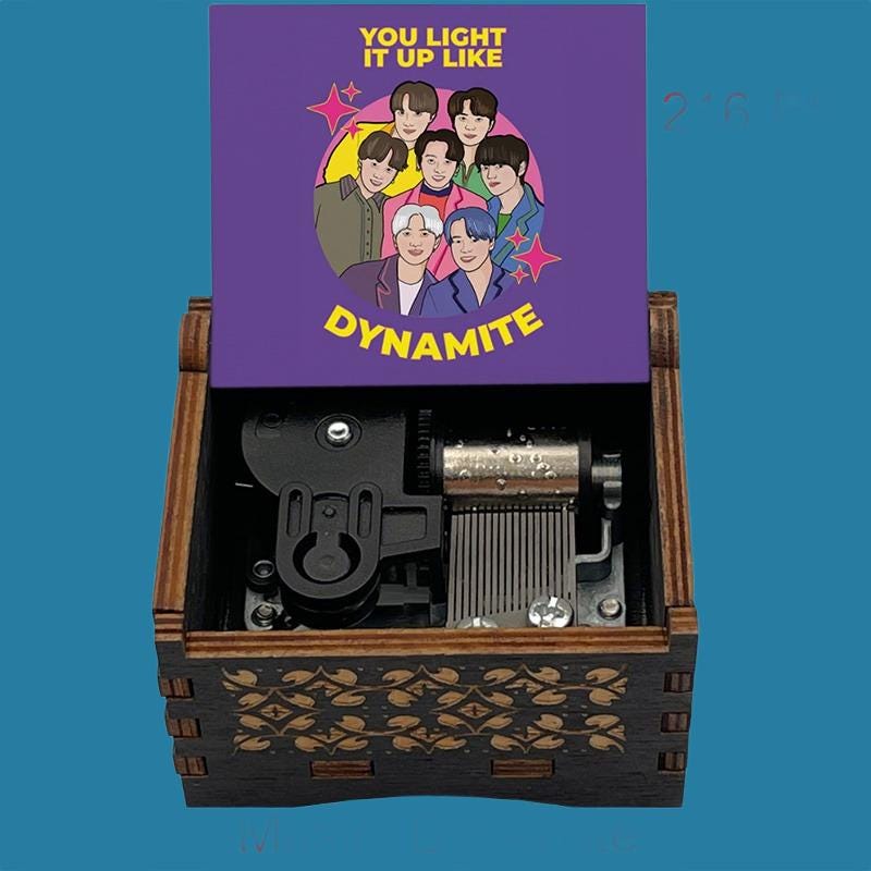 BTS “Dynamite” Classic Popular Music Box - Gracias Collectibles