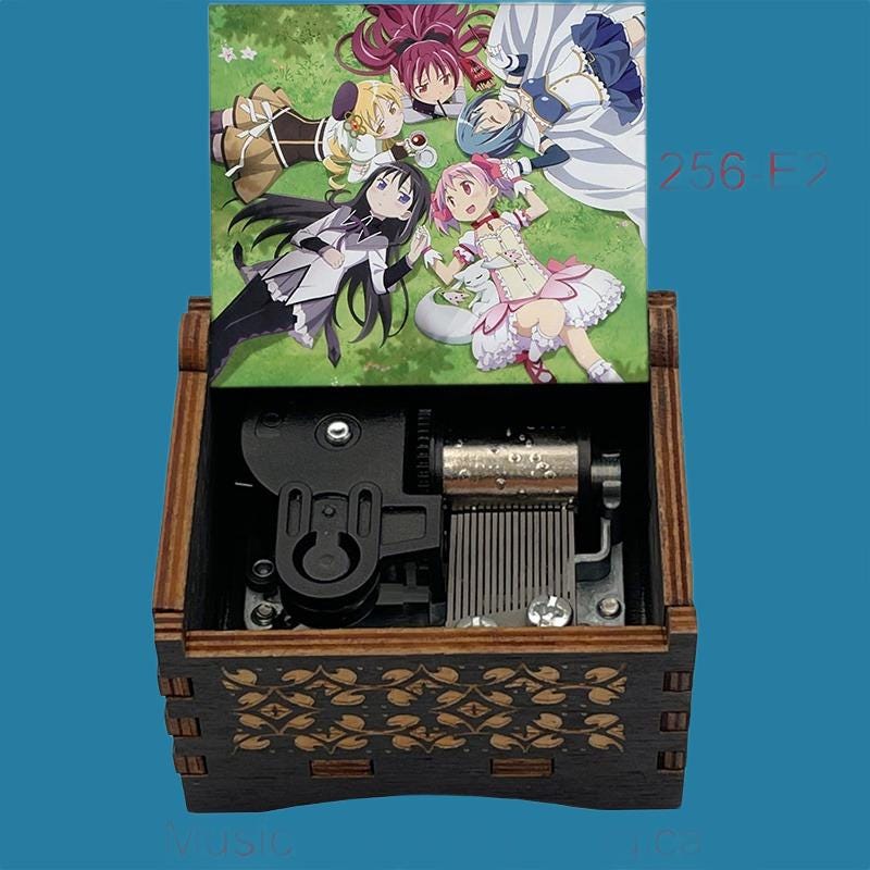 Puella Magi Madoka Magica Classic Wooden Music Box - Gracias Collectibles